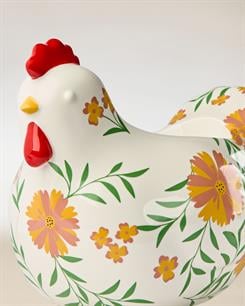 Floral Chicken / Büyük Mumluk