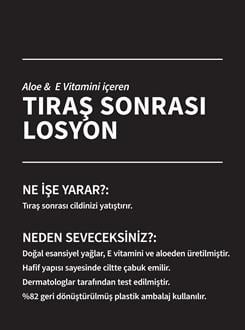 Aftershave balm / Tıraş Sonrası Losyon