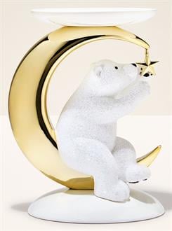 Bear & Moon Pedestal / Büyük Mumluk
