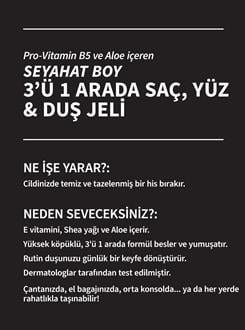 Bourbon / 3ü 1 Arada Seyahat Boy Duş Jeli