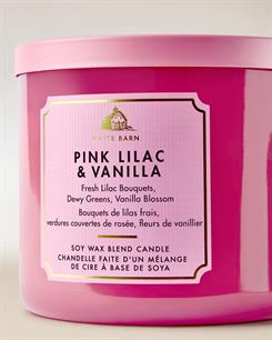 Pink Lilac & Vanilla / Büyük Mum