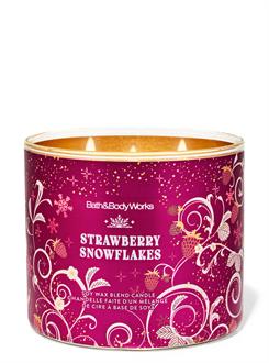 Strawberry Snowflakes / Büyük Mum