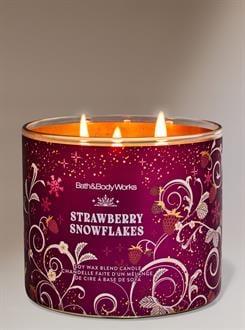 Strawberry Snowflakes / Büyük Mum