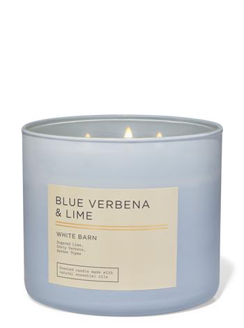 Blue Verbana & Lime / Büyük Mum