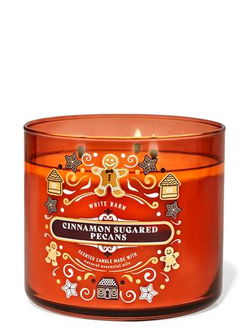 Cinnamon Sugared Pecans / Büyük Mum