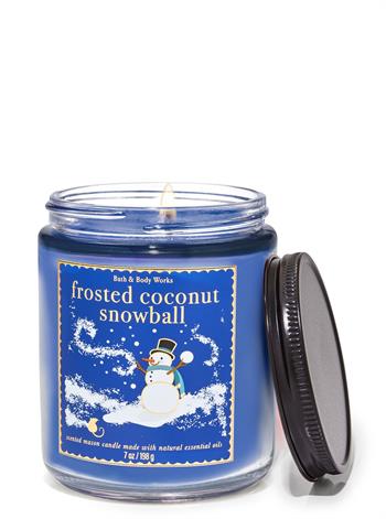 Frosted Coconut Snowball / Küçük Boy Mum