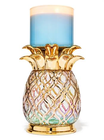 Gold Glass Pineapple / Büyük Mumluk