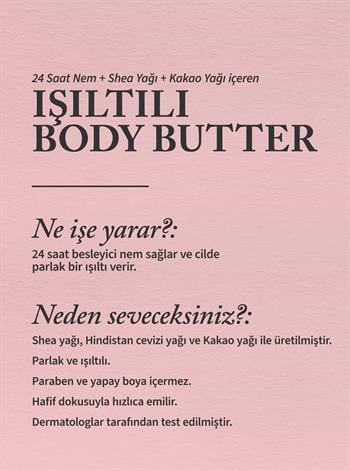In The Stars / Işıltılı Body Butter
