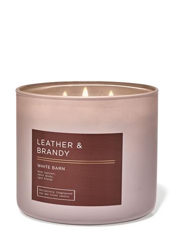 Leather & Brandy / Büyük Mum