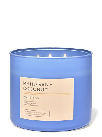 Mahogany Coconut / Büyük Mum