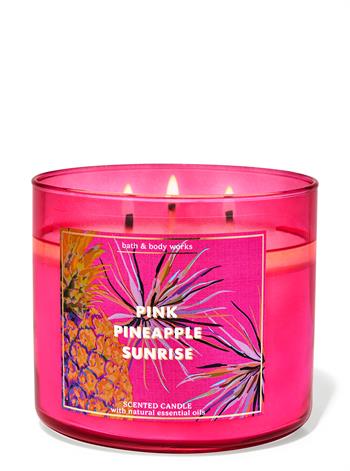 Pink Pineapple Sunrise / Büyük Mum