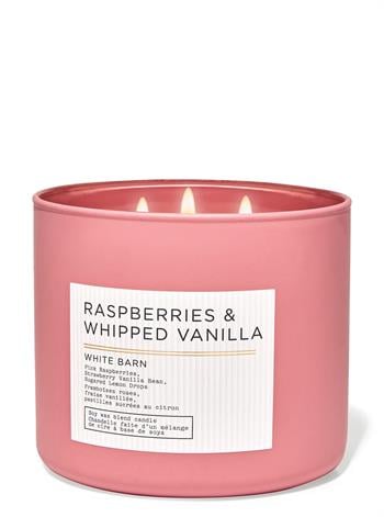 Raspberries & Whipped Vanilla / Büyük Mum