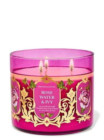 Rose Water & Ivy / Büyük Mum