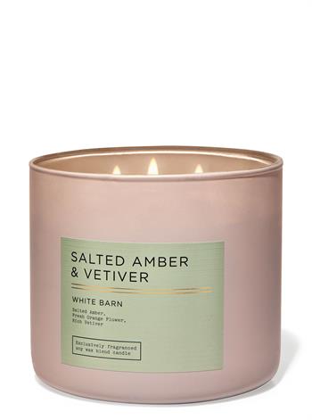 Salted Amber & Vetiver / Büyük Mum