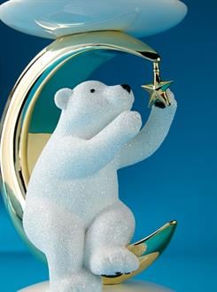 Bear & Moon Pedestal / Büyük Mumluk