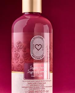 Inspire Love: Rose + Vanilla / Duş Jeli ve Banyo Köpüğü