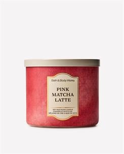 Pink Matcha Latte / Büyük Mum