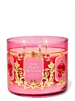 Pink Peach Blossom / Büyük Mum
