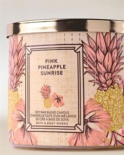 Pink Pineapple Sunrise / Büyük Mum
