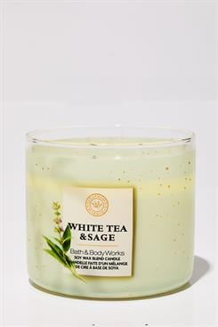 White Tea & Sage / Büyük Mum