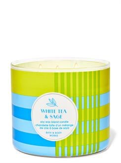 White Tea & Sage / Büyük Mum