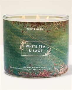 White Tea & Sage / Büyük Mum