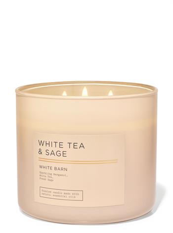 White Tea & Sage / Büyük Mum