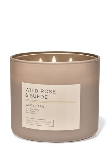Wild Rose & Suede / Büyük Mum