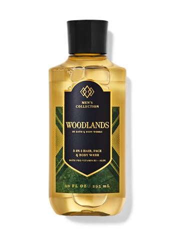 Woodlands / 3'ü 1 Arada Saç,Yüz ve Vücut Şampuanı