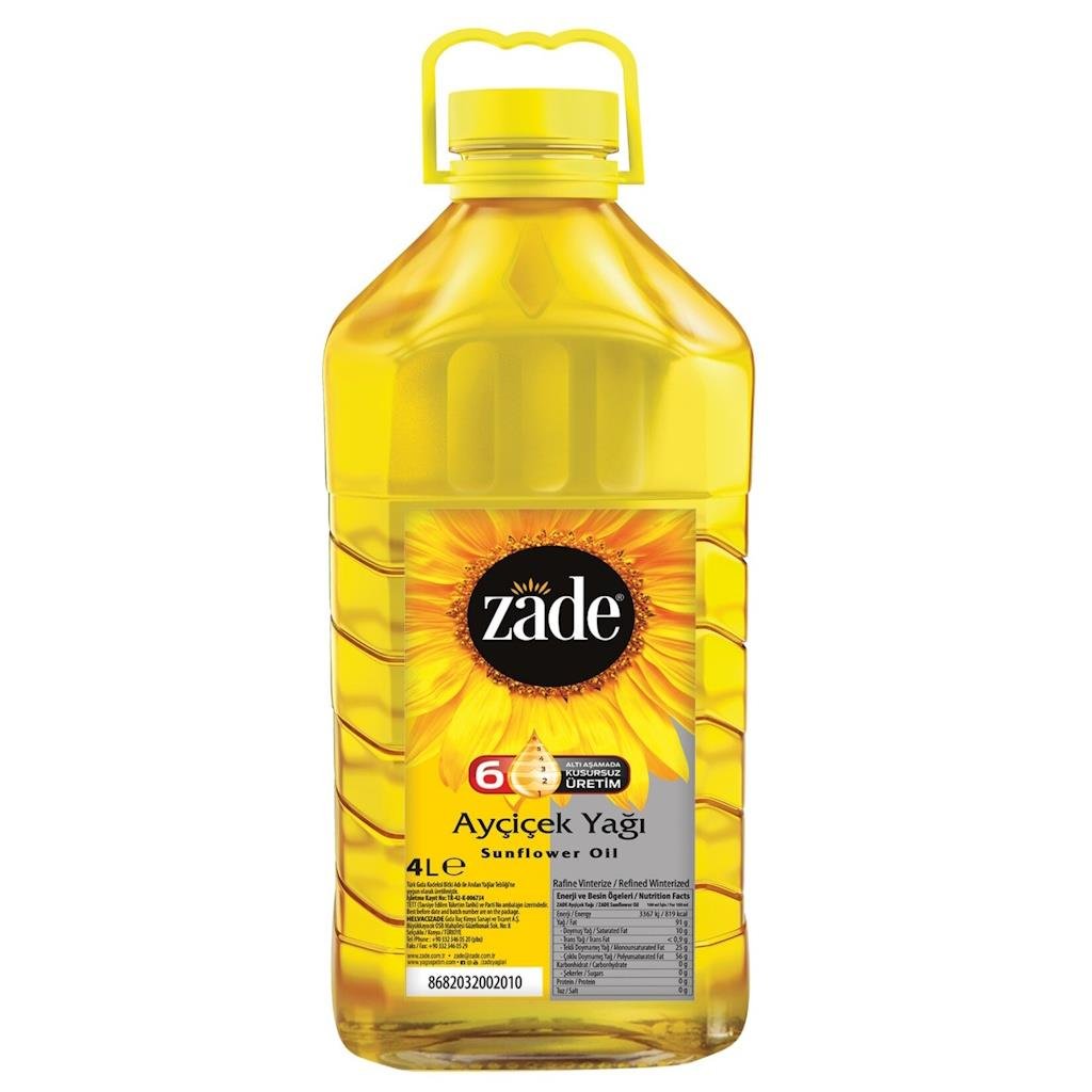 ZADE AYCICEK YAGI 4000 ML  DAR AGIZ KARE PET