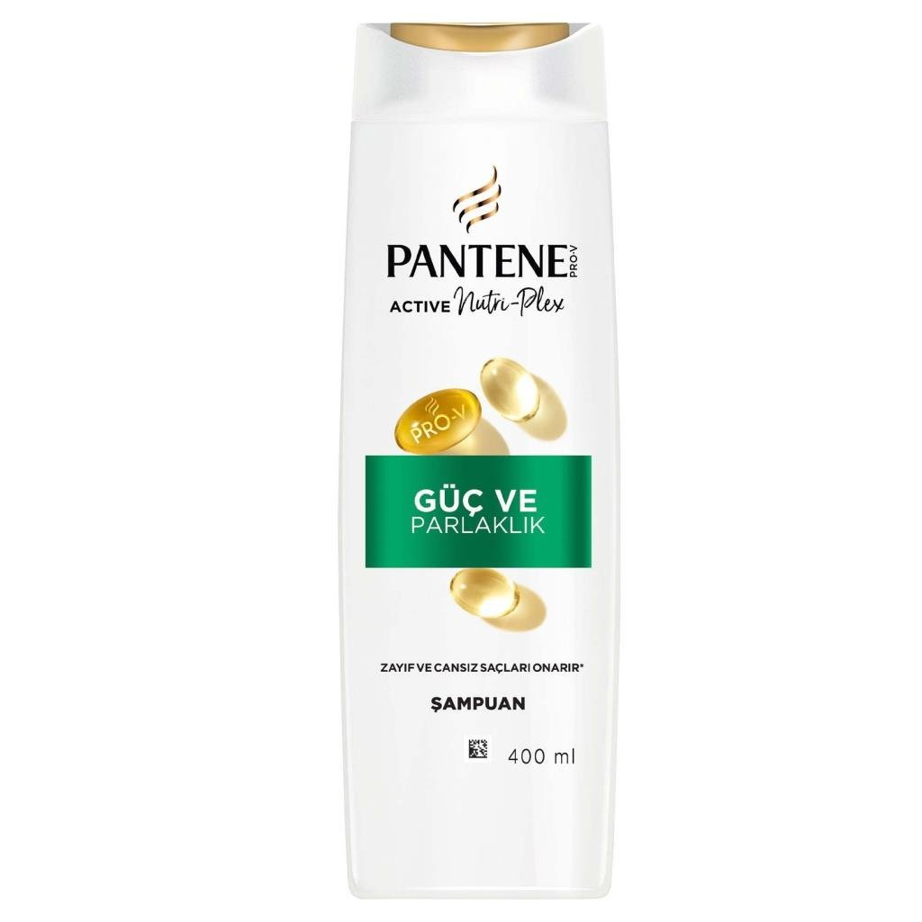 PANTENE 400 ML SAMPUAN GÜCLÜ PARLAK 1+1*6