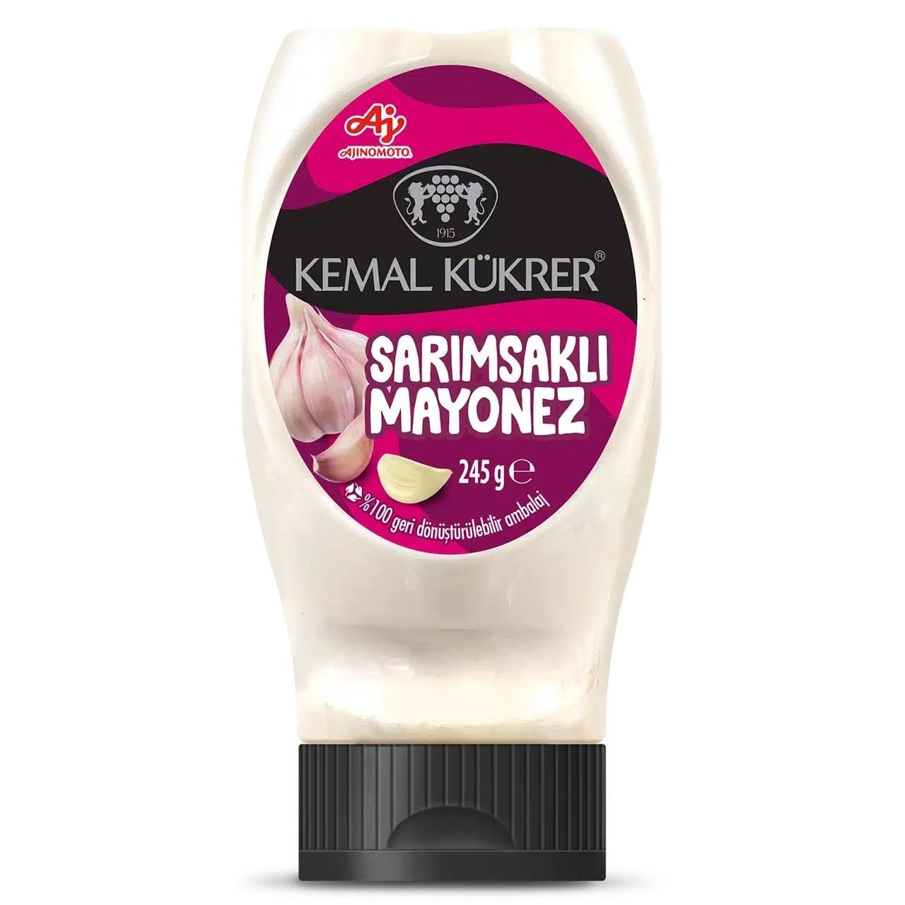KEMAL KUKRER MAYONEZ 250 ML SARIMSAKLI
