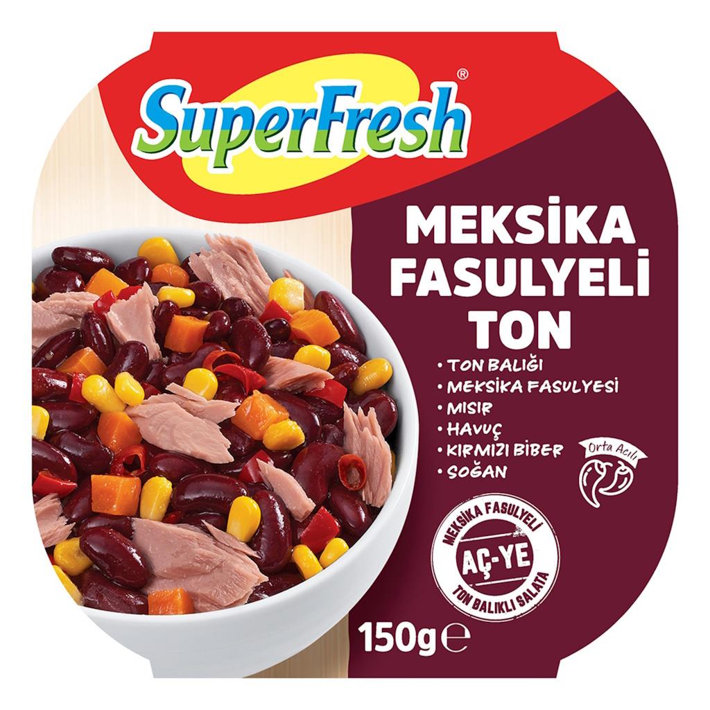 SUPERFRESH TON BALIGI MEKSIKA FASULYELI 150 GR