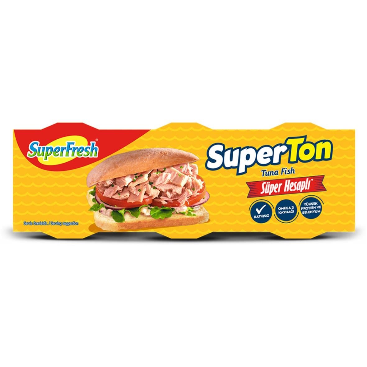 SUPERFRESH TON BALIGI 3*75 GR SUPER TON 1*8
