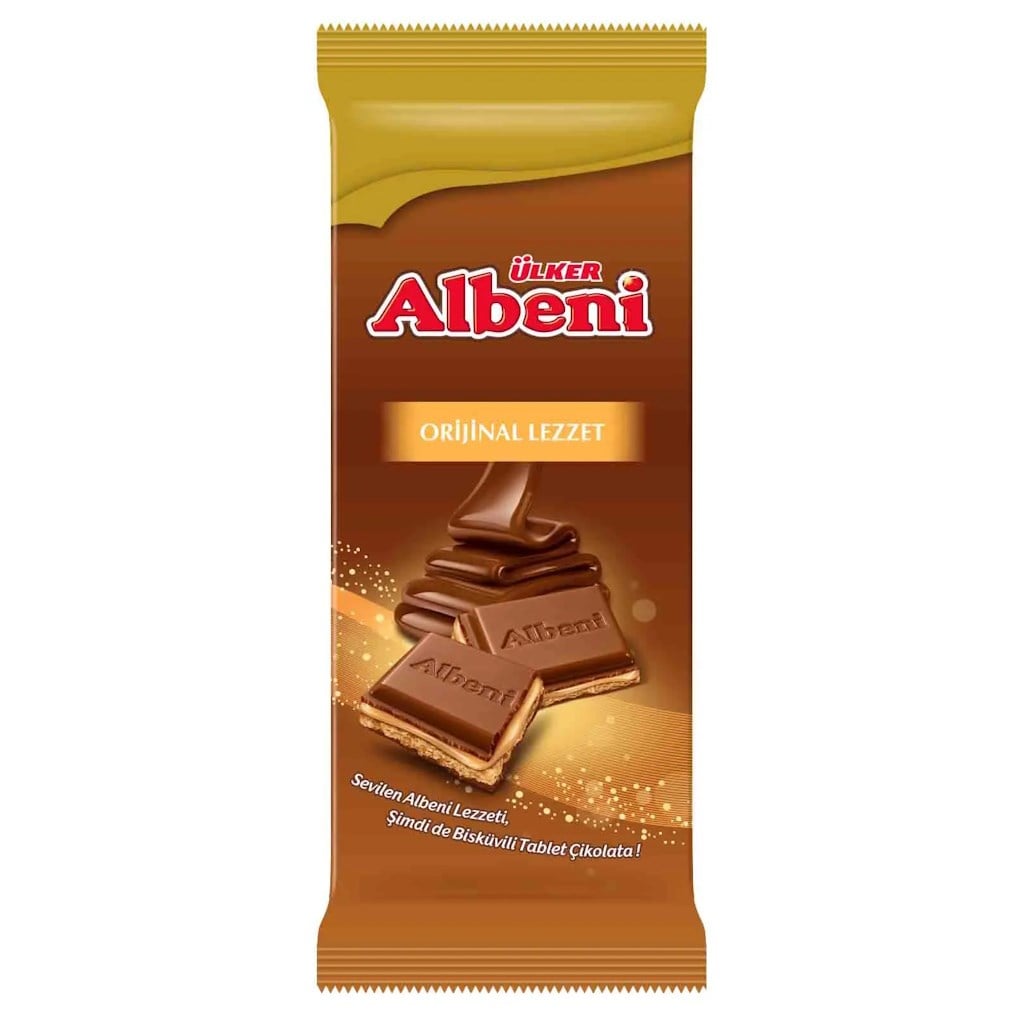 ÜLKER ALBENI ORJINAL LEZZET TABLET CIKOLATA 86 GR