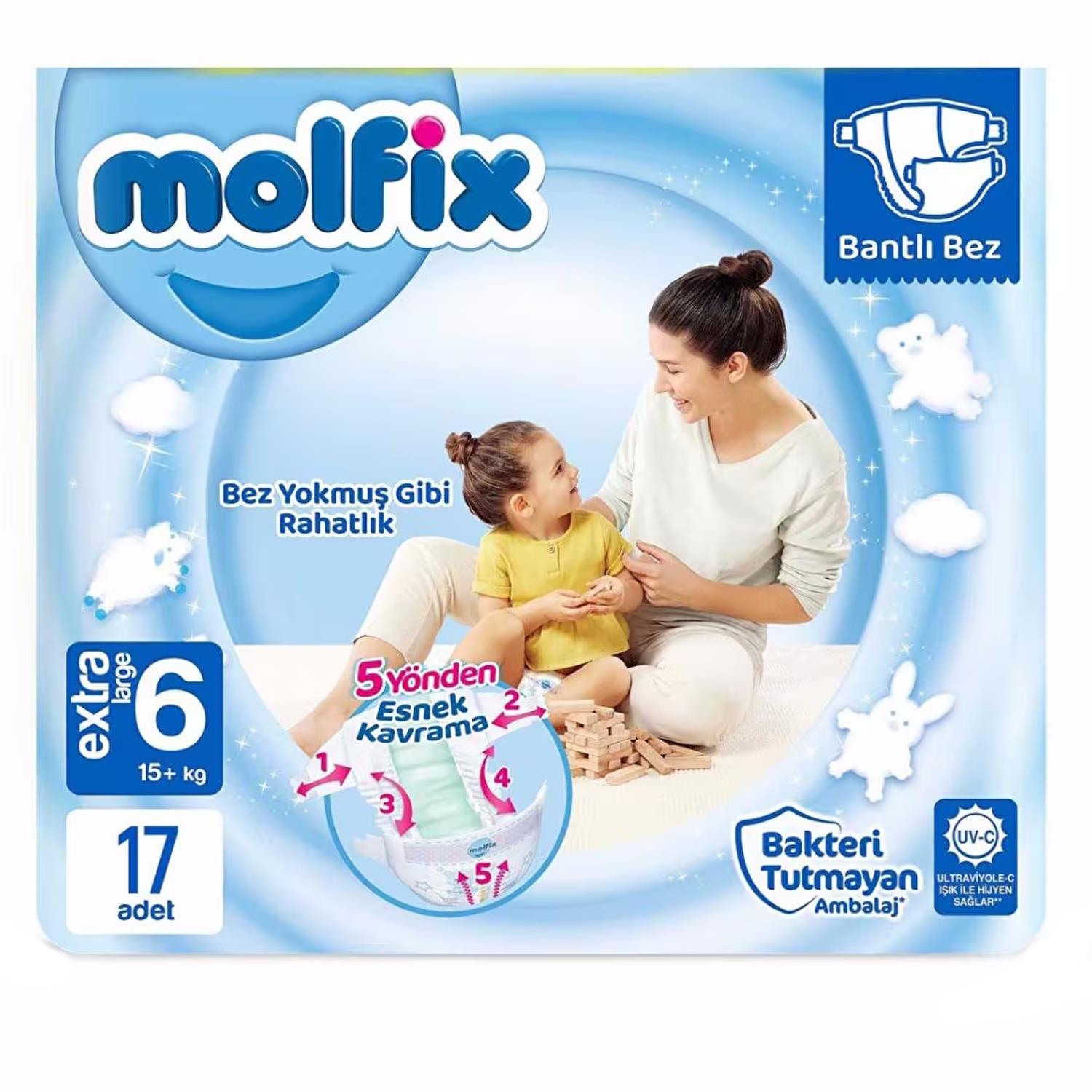 MOLFIX 3D JUMBO E.LARGE 15+ KG 17*6