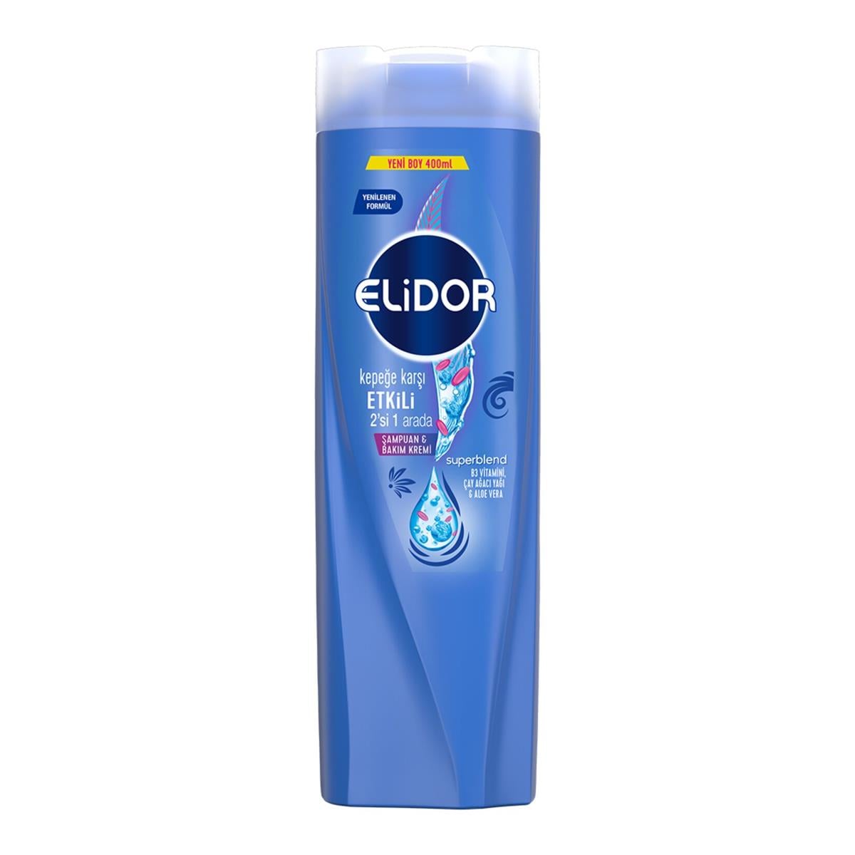ELIDOR 400 ML SAMPUAN KEPEĞE KARŞI 2IN1