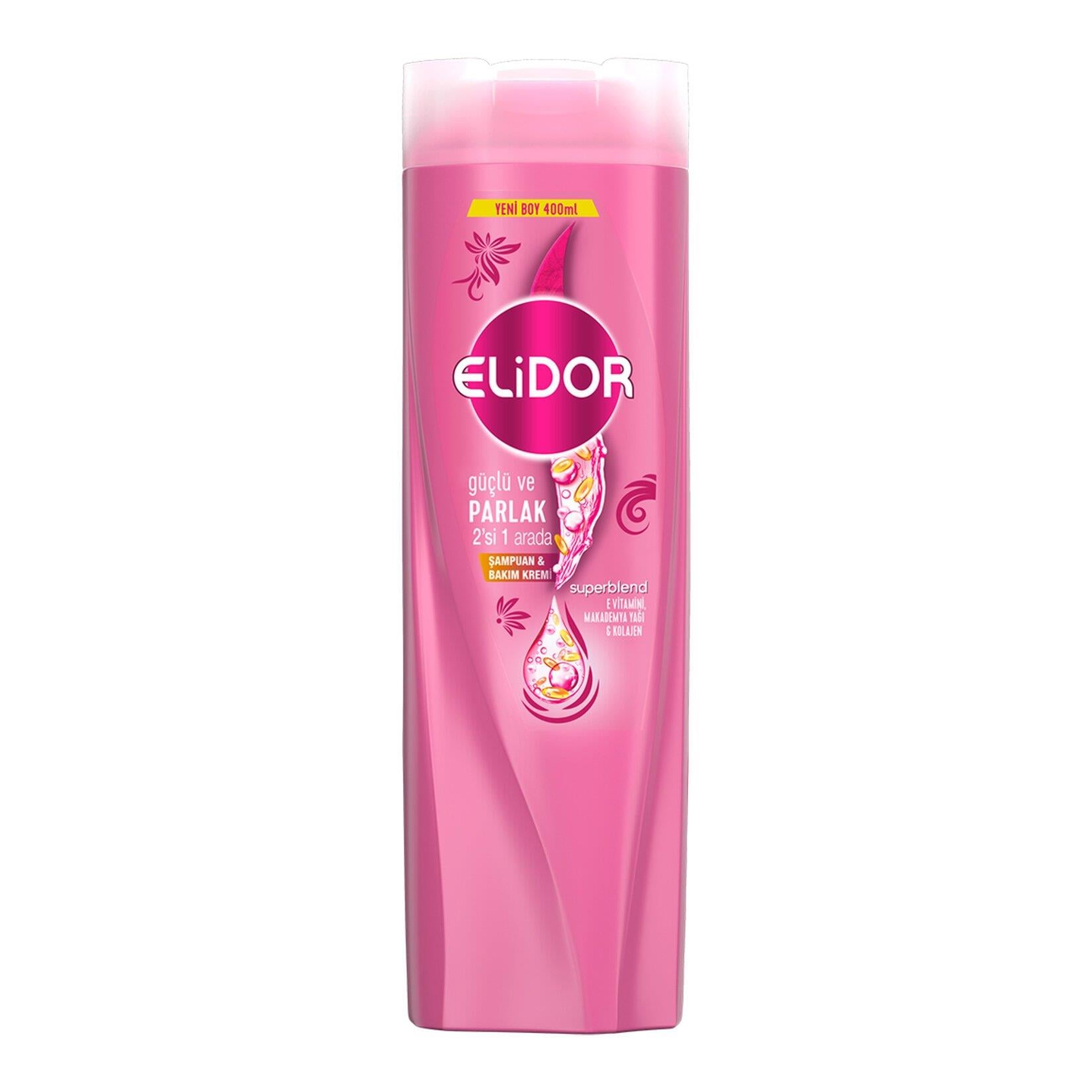 ELIDOR 400 ML SAMPUAN GÜÇLÜ PARLAK 2IN1
