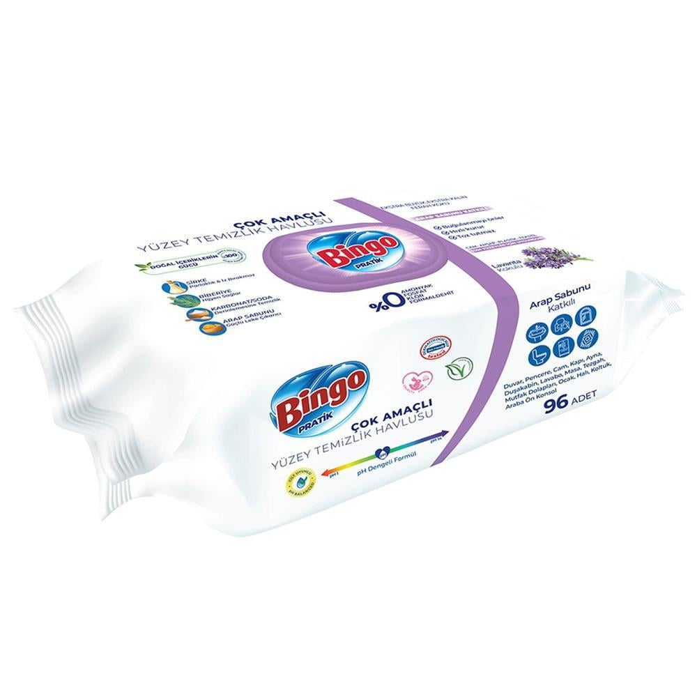 BİNGO YÜZEY HAVLUSU ARAP SAB.LAVANTA 96AD KL:1*12