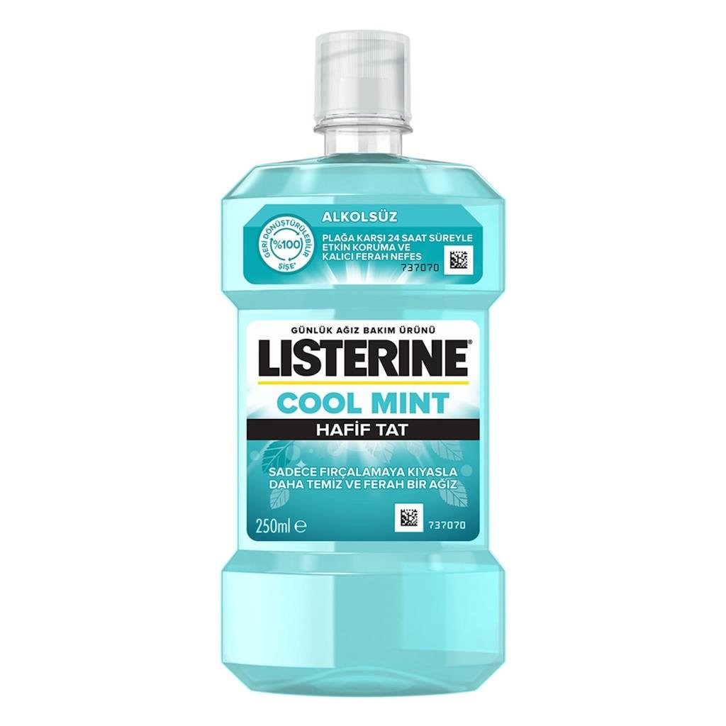 Listerine Cool Mint Hafif Tat Alkolsüz Ağız Bakım Suyu 250ml