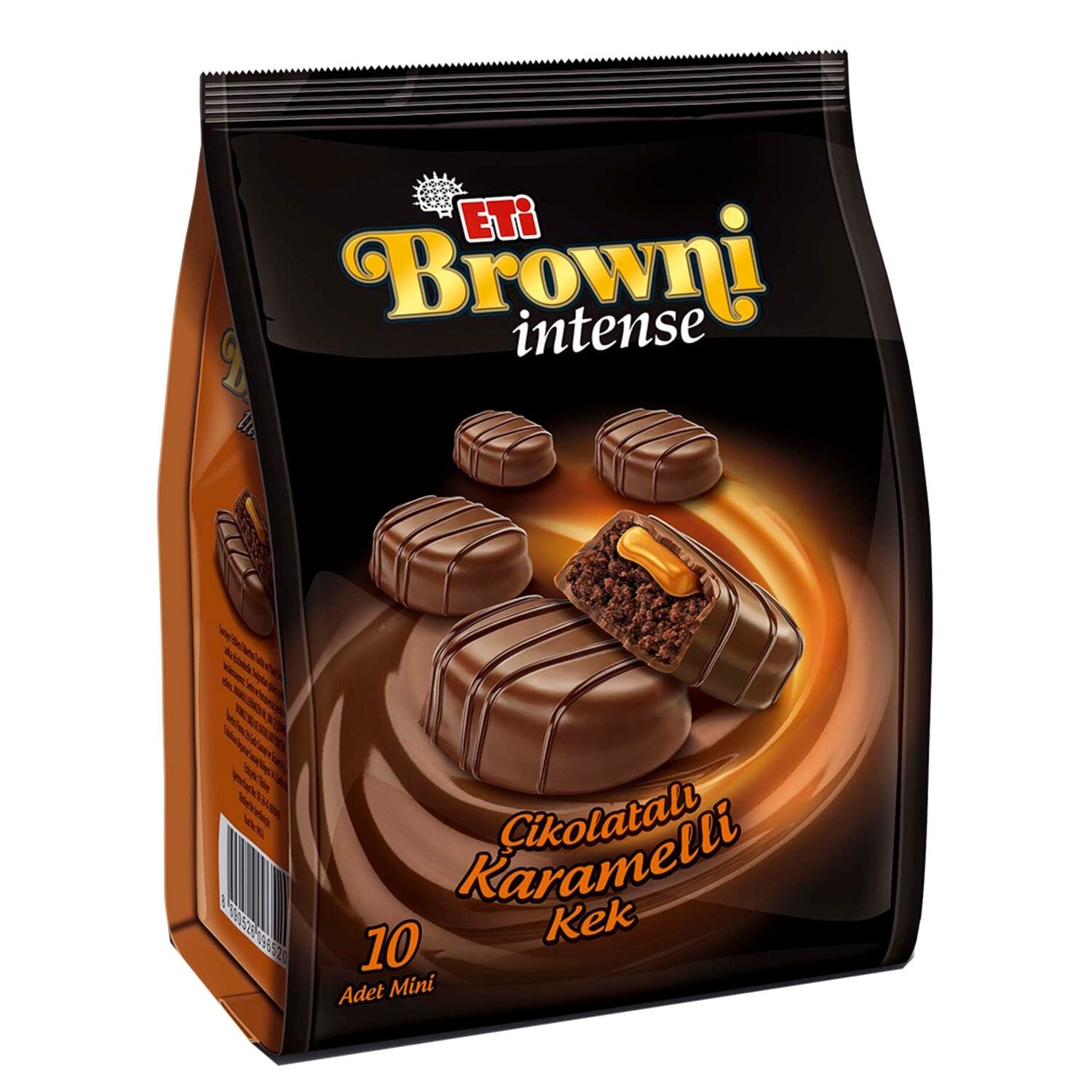 Eti Browni İntense Çikolatalı Karamelli Kek 10 Adet
