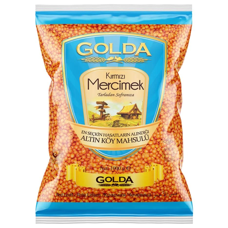 Golda Kırmızı Futbol Mercimek 1000g