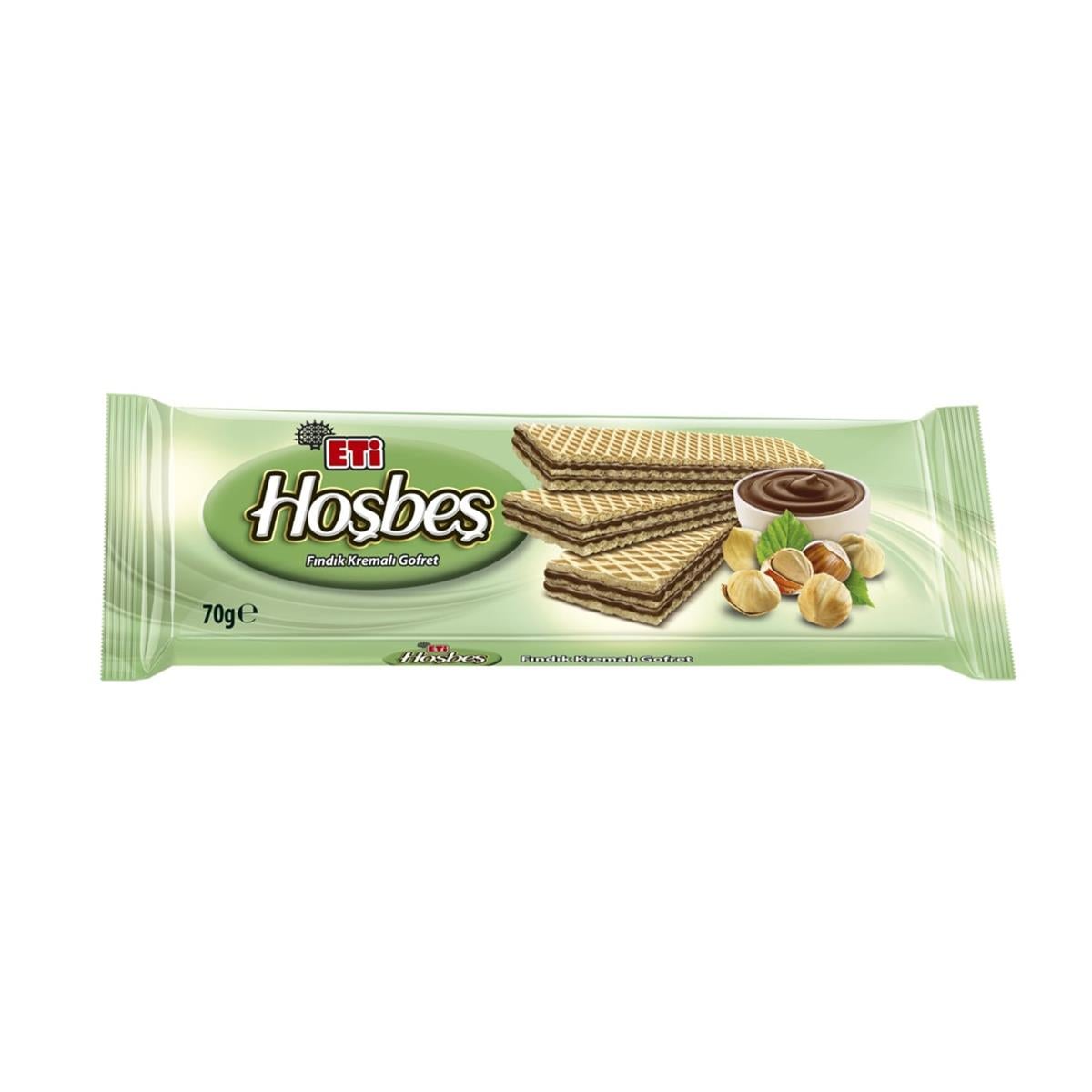 Eti Hoşbeş Fındık Kremalı Gofret 70 g