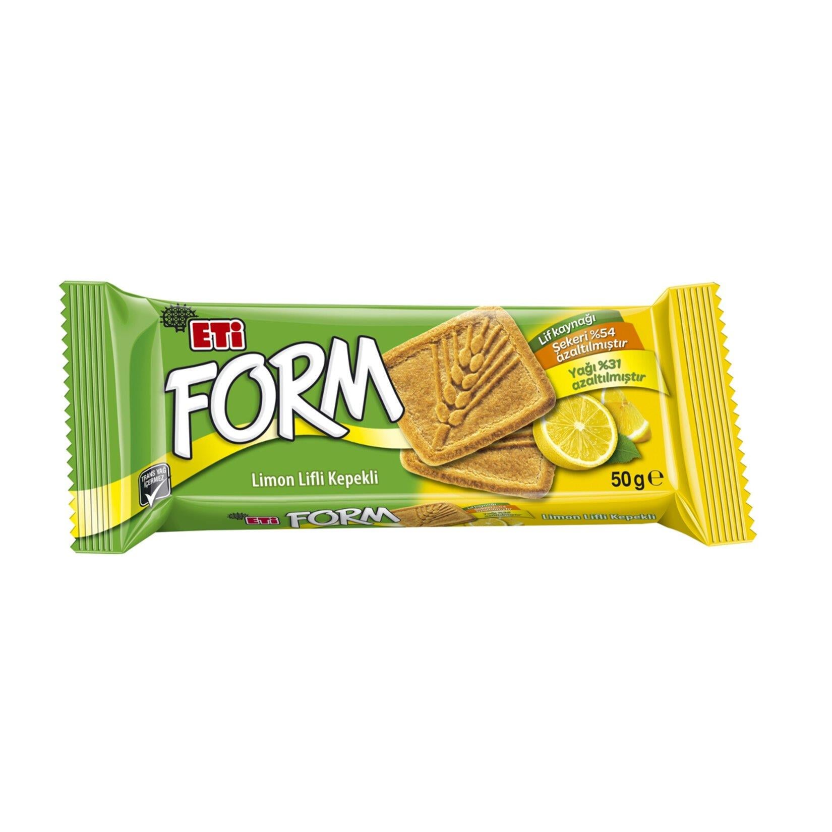 Eti Form Limonlu Lifli Kepekli 50 gr