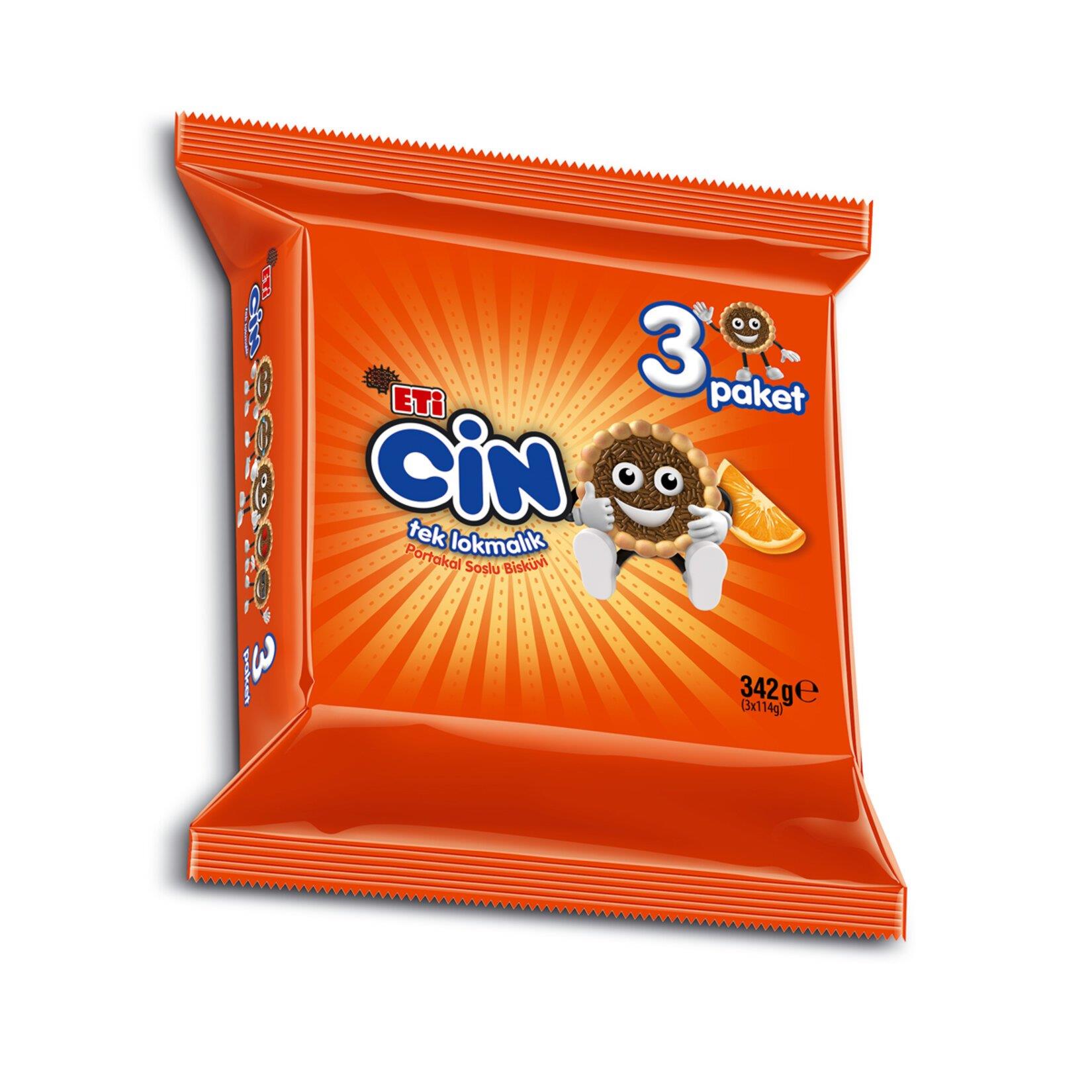 Eti Cin Lokmalık Bisküvi 3lü Paket