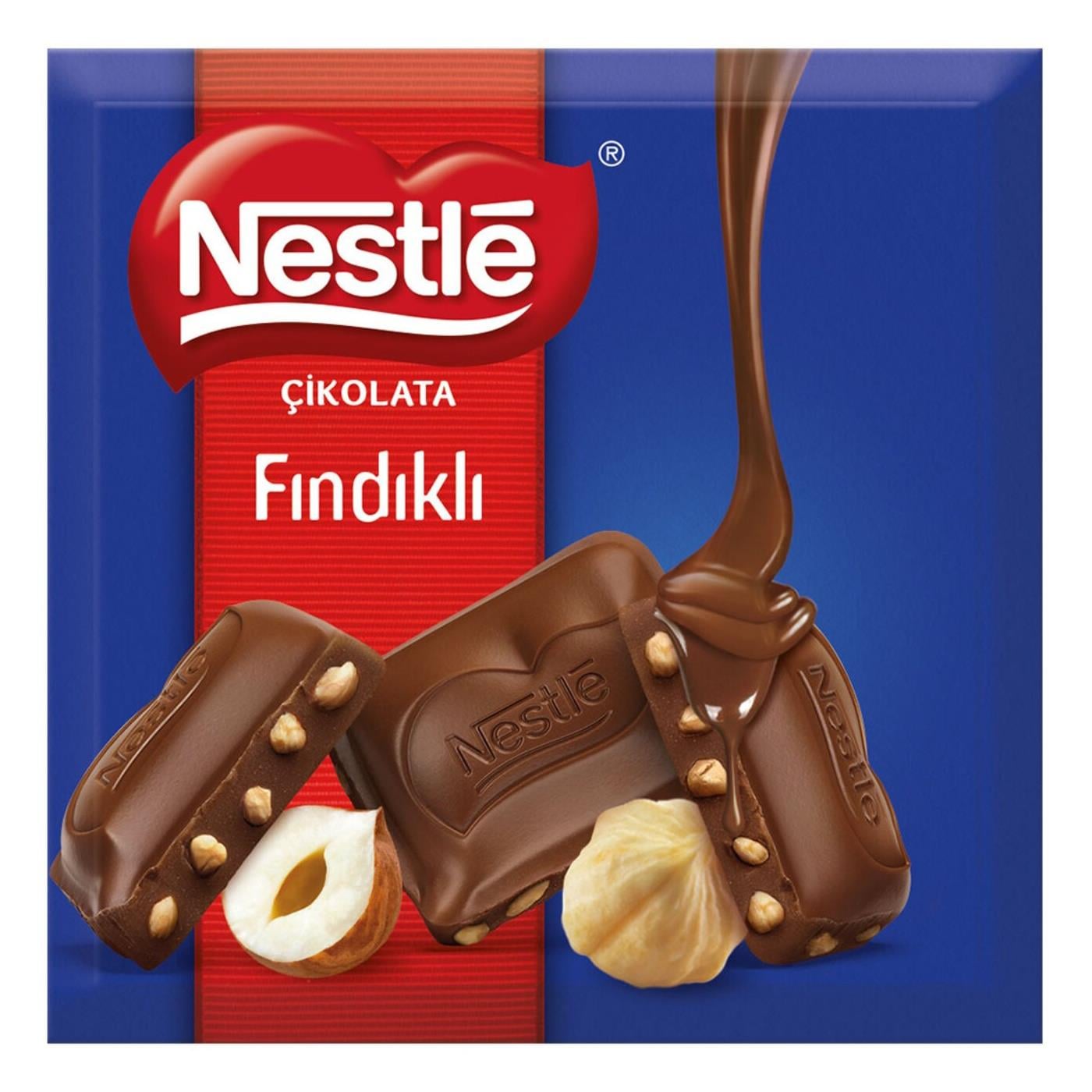 Nestle Classic Sütlü Fındıklı Kare Çikolata 65g