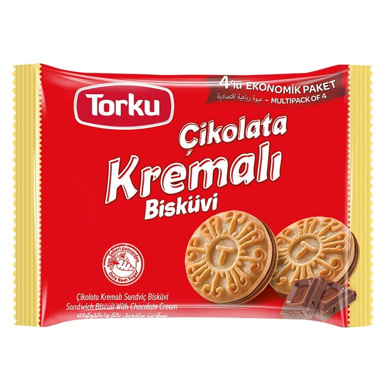 Torku Bisküvi Favorimo Çikolatalı Çoklu Paket 4x61g