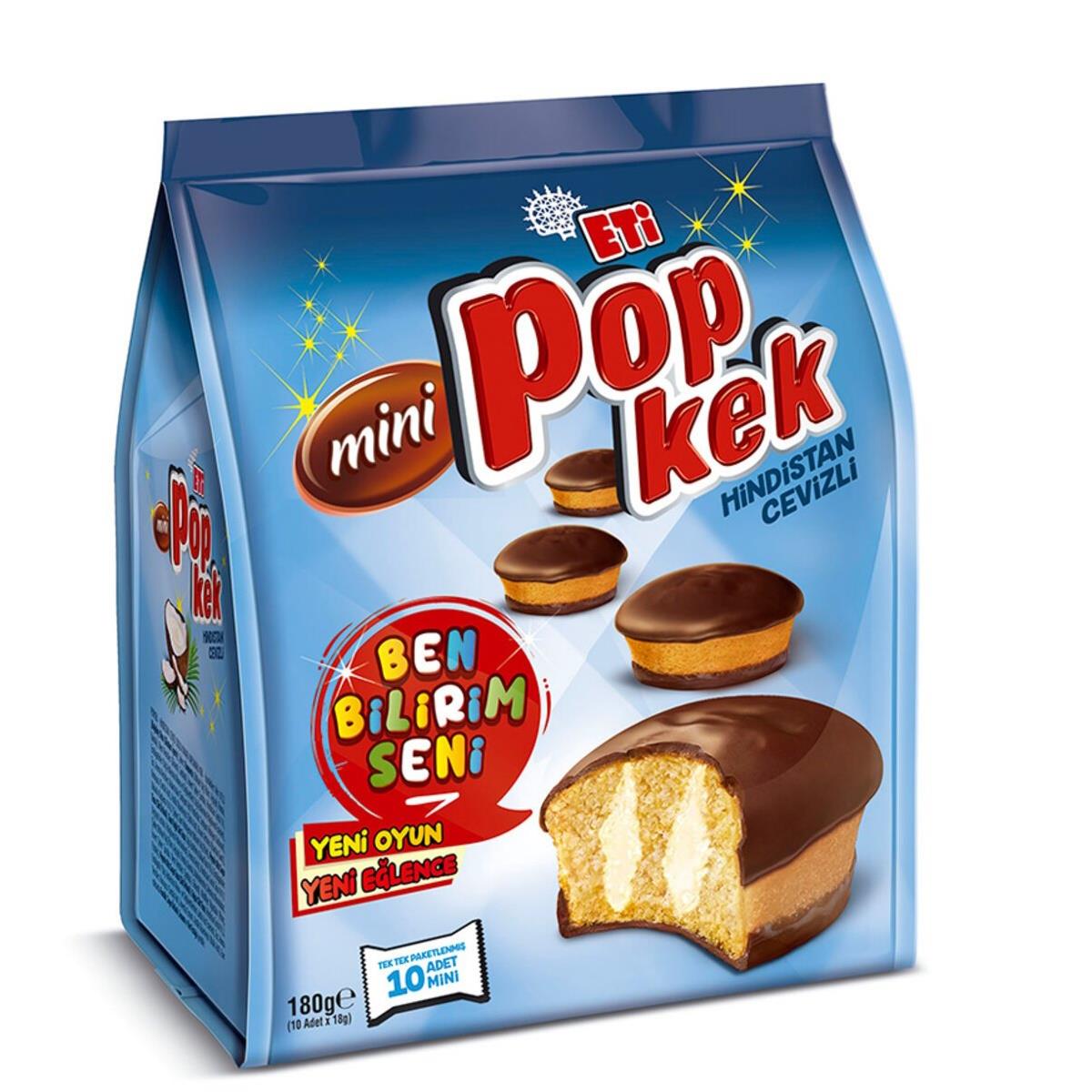Eti Popkek Mini Hindistan Cevizli 180g