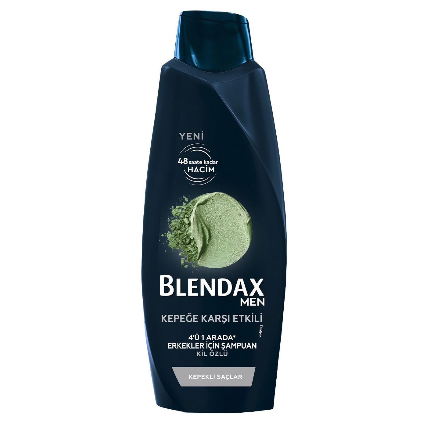 Blendax Şampuan 500ml Kepeğe Karşı Etkili Doğal Kil Özlü Erkekler İçin