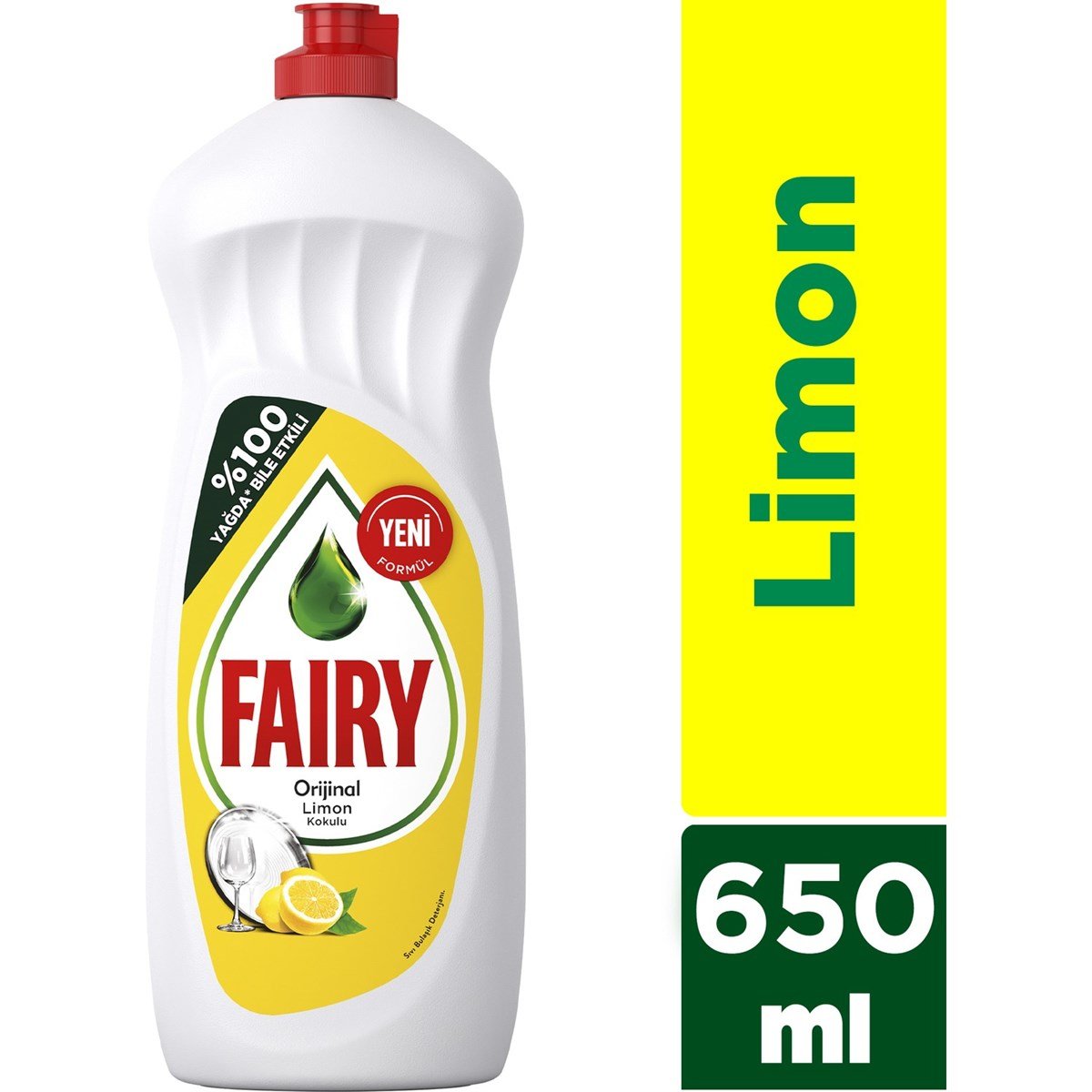 Fairy Bulaşık Deterjanı 650ml Limon